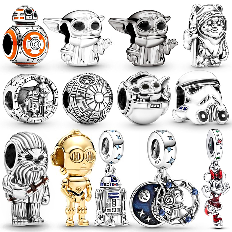 Necklaces - Space Movie Character Charm Beads Robot
