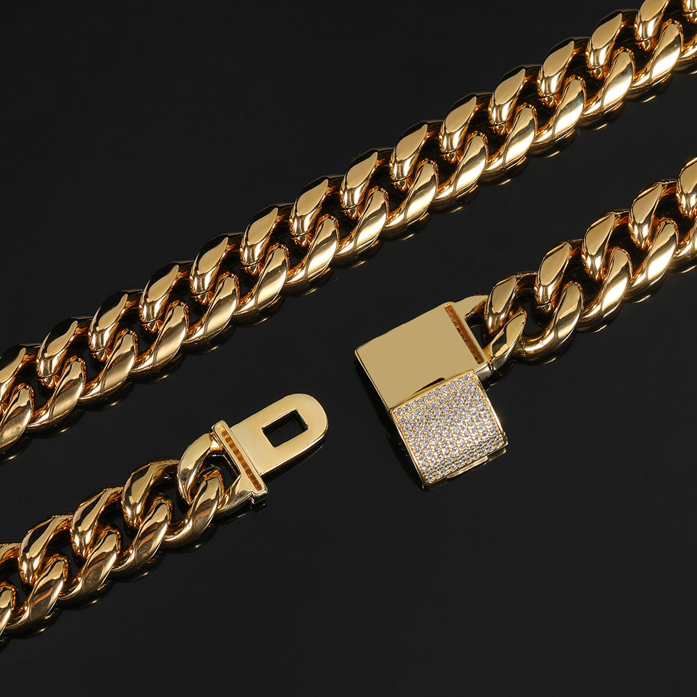 12mm Miami Mens Cuban Link Cha - Cuban Link Chain 12Mm review and price