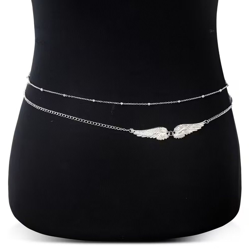 Gift Elegant Double Layer Wing - Body Jewelry review and price