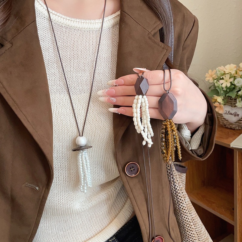 Minar Retro Natural Stone Tige - Pearl Choker Necklace Vintage review and price