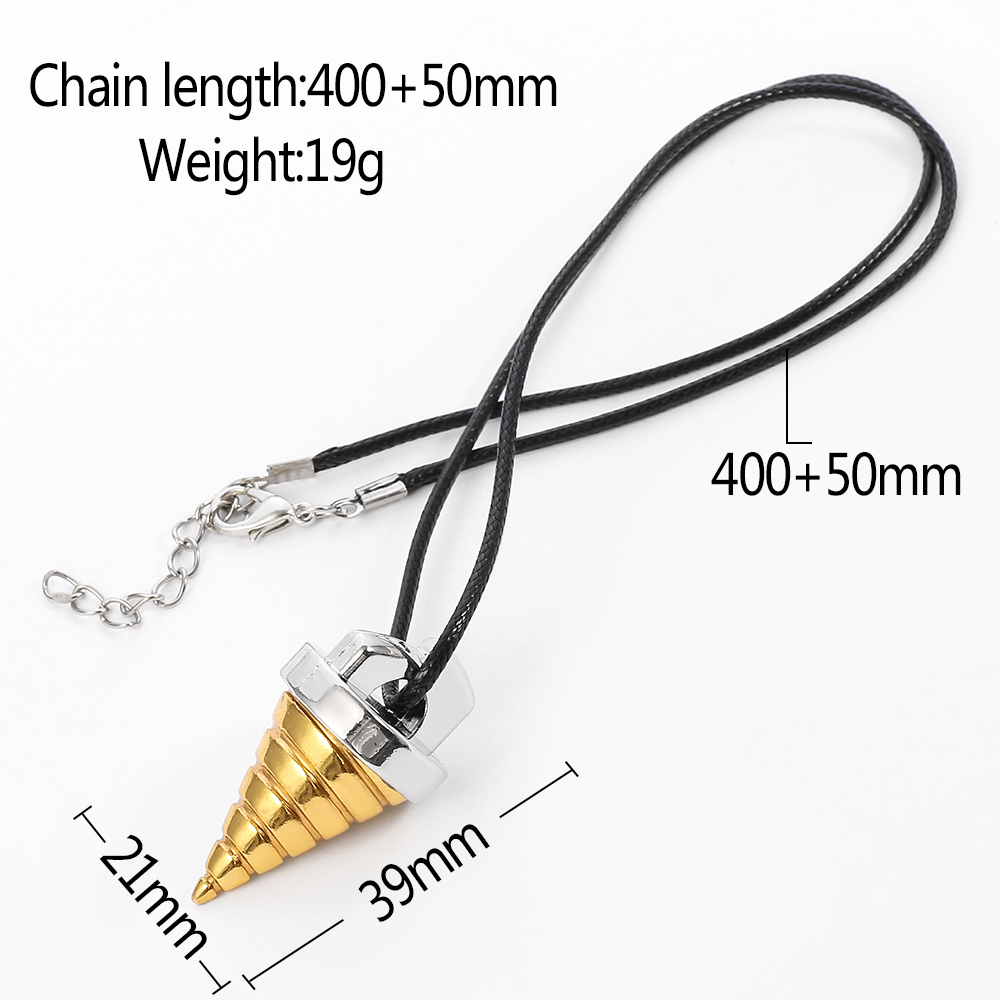 Fashion Anime Conical Spiral P - Anime Pendant Necklace review and price