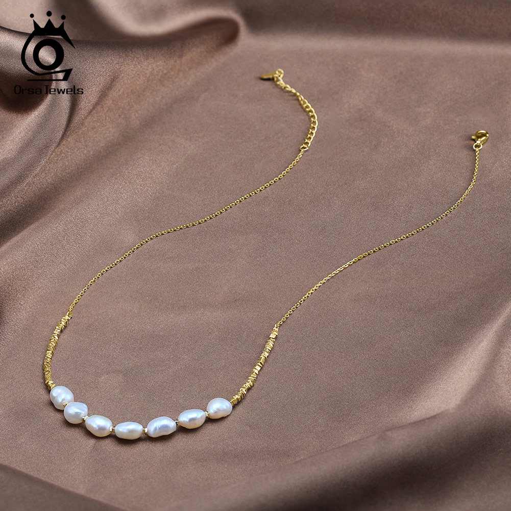 ORSA JEWELS Vintage 925 Sterli - Pearl Choker Necklace Vintage review and price