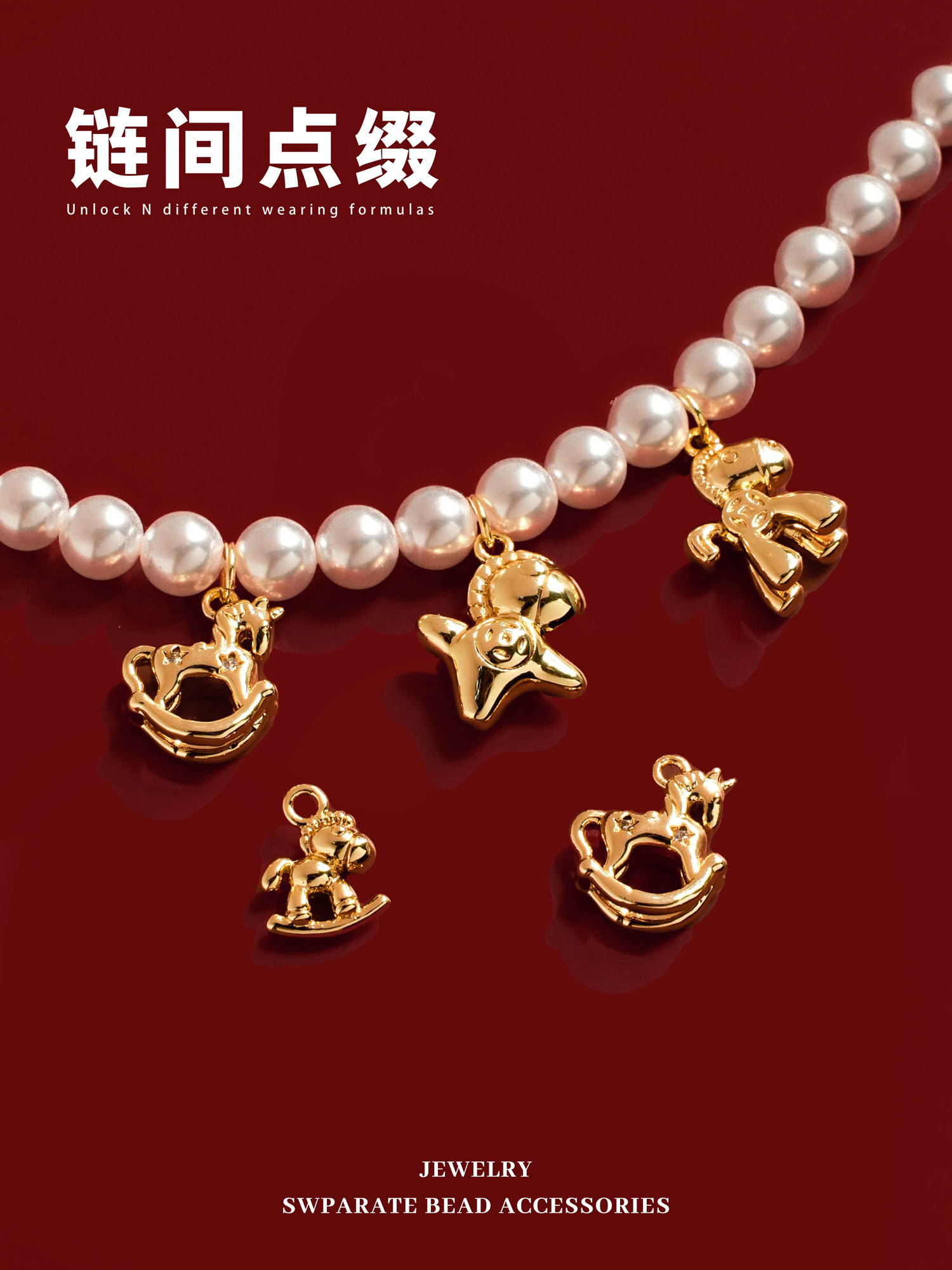Copper Gold Plated Alloy Lucky - Necklaces review and price