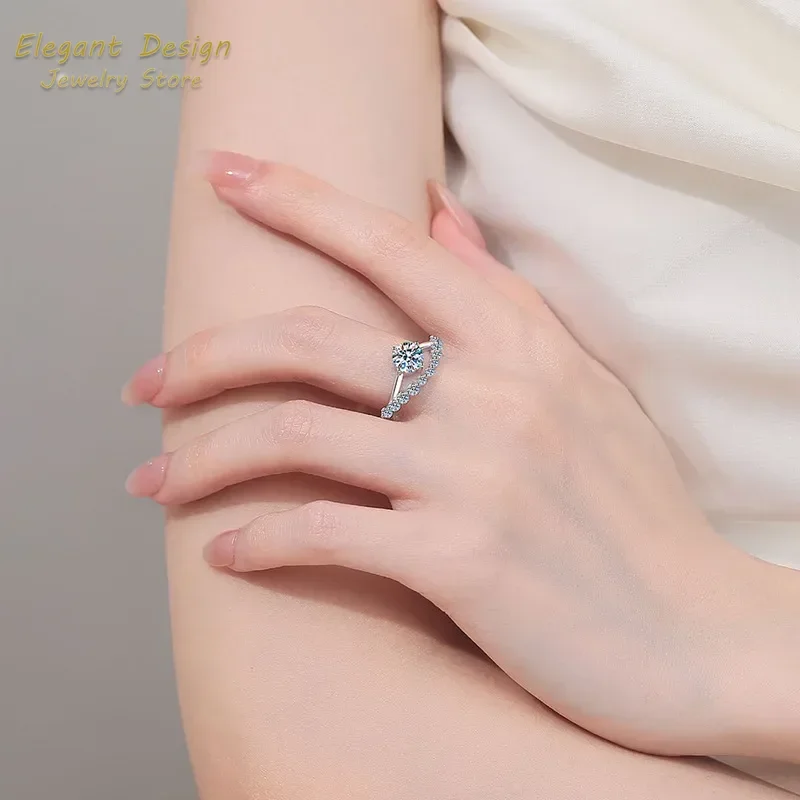 Crown of Love Platinum Pt950 W - Moissanite Engagement Ring 1 Carat review and price