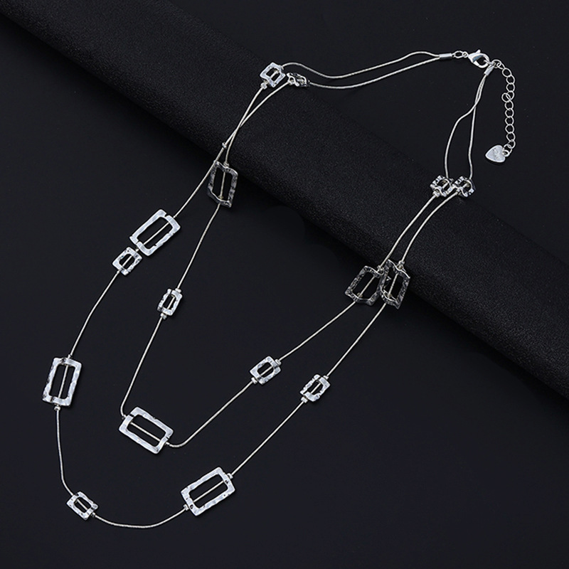 Layered Long Chain Necklace Ha - Layered Pendant Necklace Aesthetic review and price