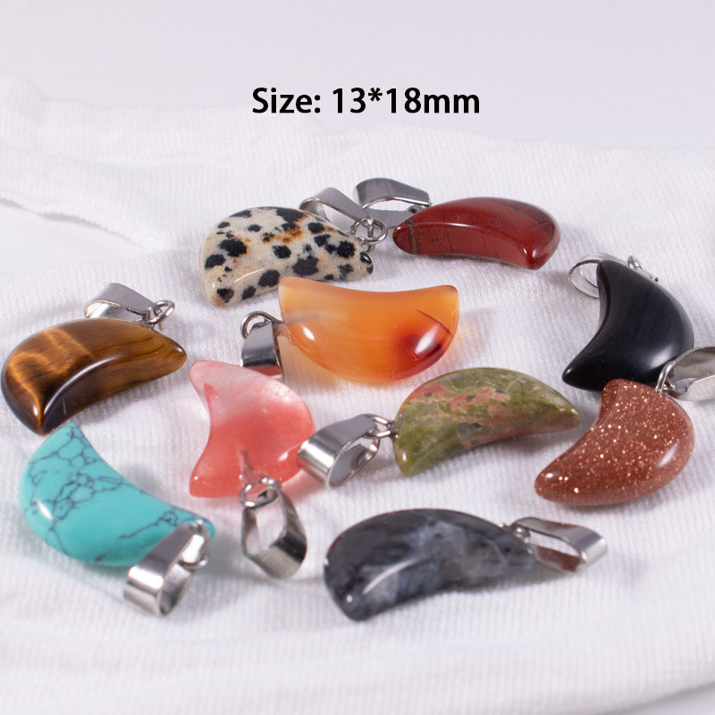 20pcs/ Bag Natural Stone Cryst - Crystal Pendant Necklace Natural Stone review and price