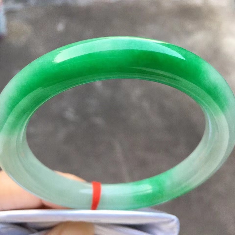 Natural Myanmar jade bracelet, - Bracelets review and price