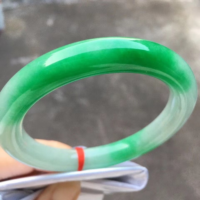 Natural Myanmar jade bracelet, - Bracelets review and price