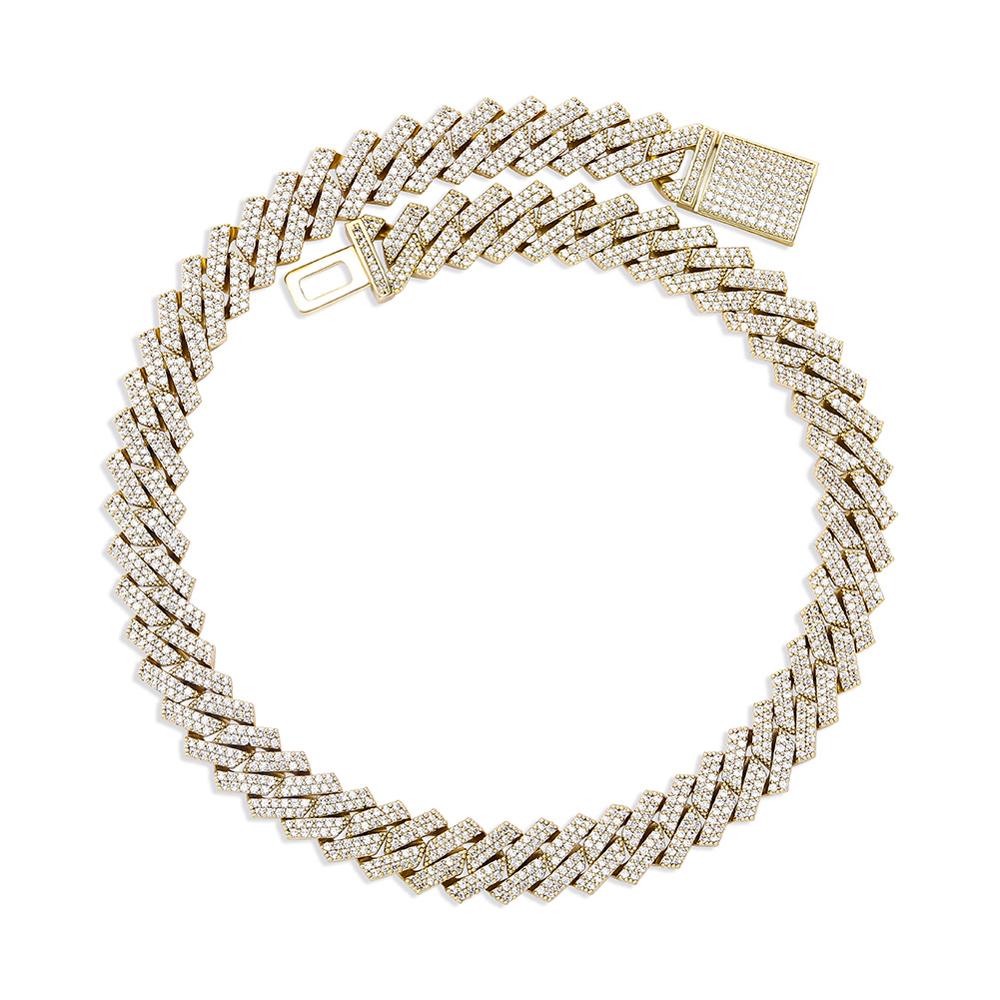 TOPGRILLZ 12mm/14mm Iced Micro - Cuban Link Chain 12Mm review and price