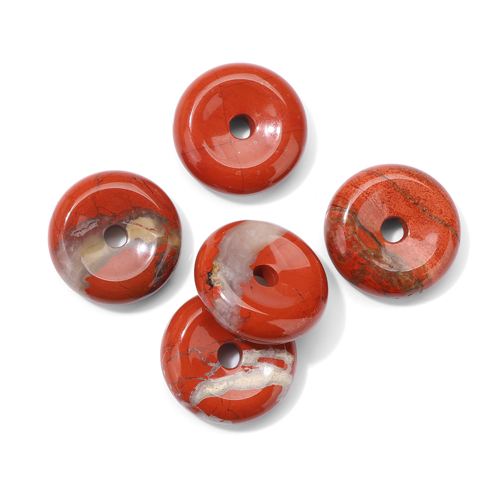 1pc 25MM Circle Donut for Neck - Crystal Pendant Necklace Natural Stone review and price