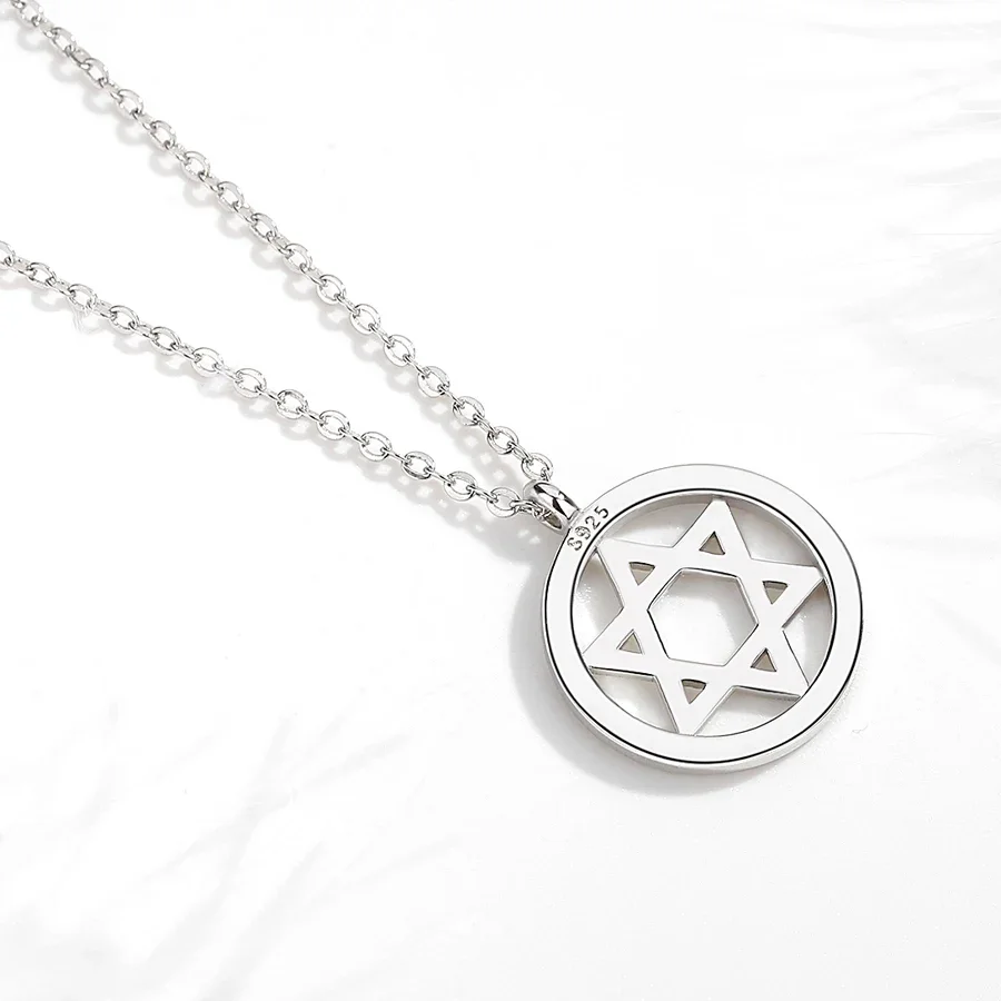 KALETINE Jewish Magen Star of  - 925 Sterling Silver Chain Necklace Men review and price