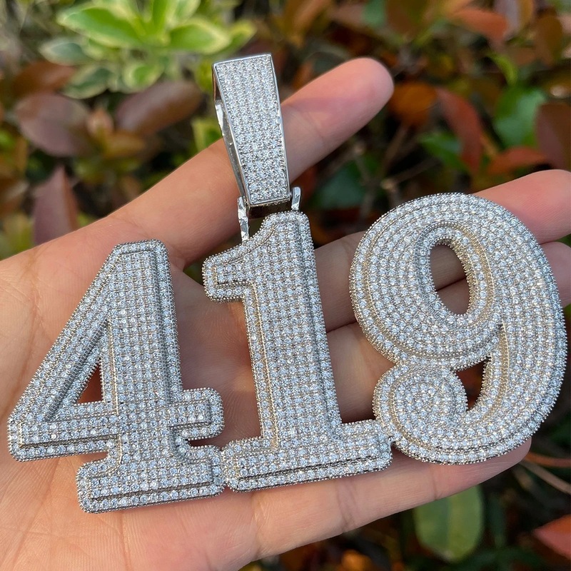 Custom Pave Cubic Zircon Lette - Cuban Link Chain 12Mm review and price